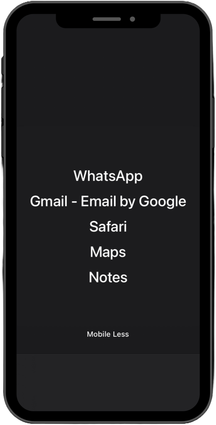 Dumb phone - for iOS